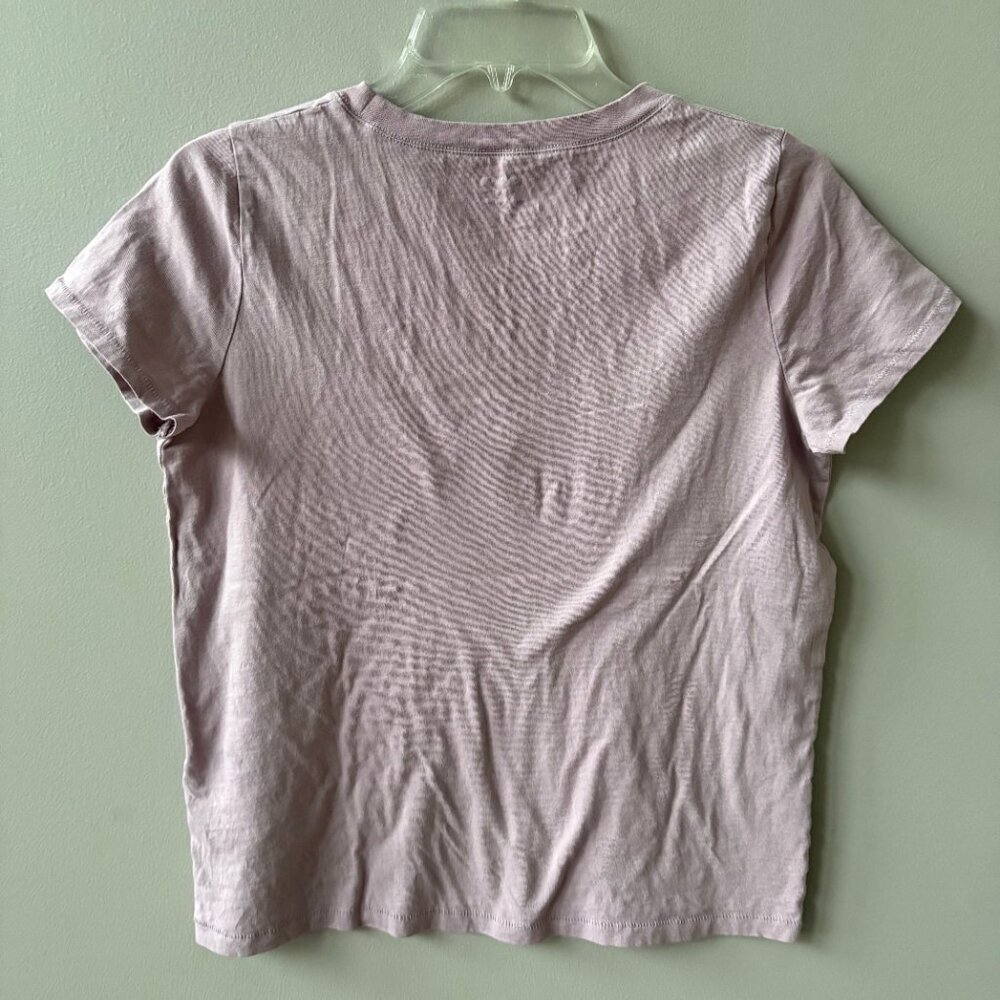 Madewell 100% Cotton Northside vintage Tee, Size Small, Dusty Purple Color - Picture 2 of 4